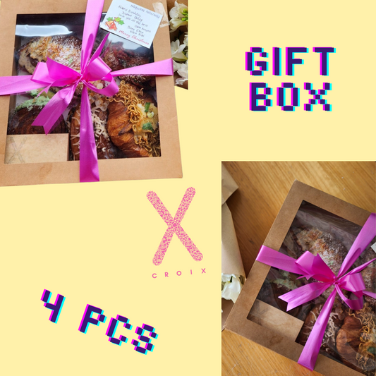 Gift Box of 4 Pastries (Dairy/Vegan/Mixed)